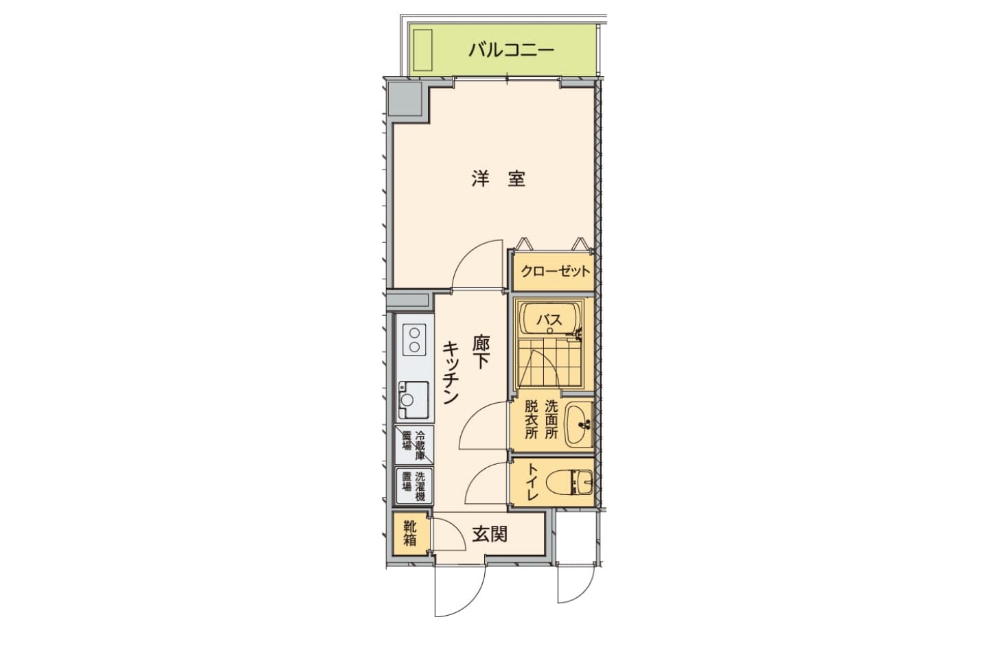 神宮東ハイツ(女子学生専用) 見取り図